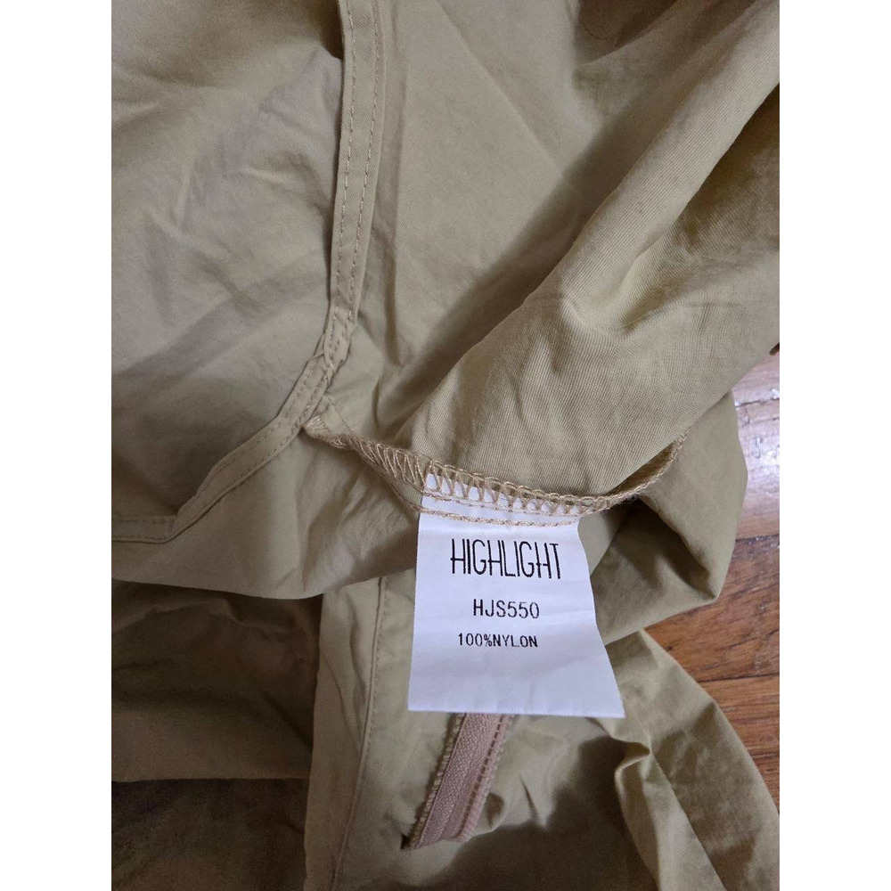 Love Hightlight Sleeveless Collared jumpsuit Tan XXX-Large A001337 - Picture 9 of 13